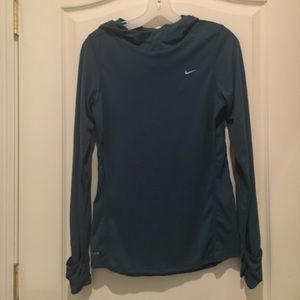 Dark Blue Nike Dri Fit Hoodie